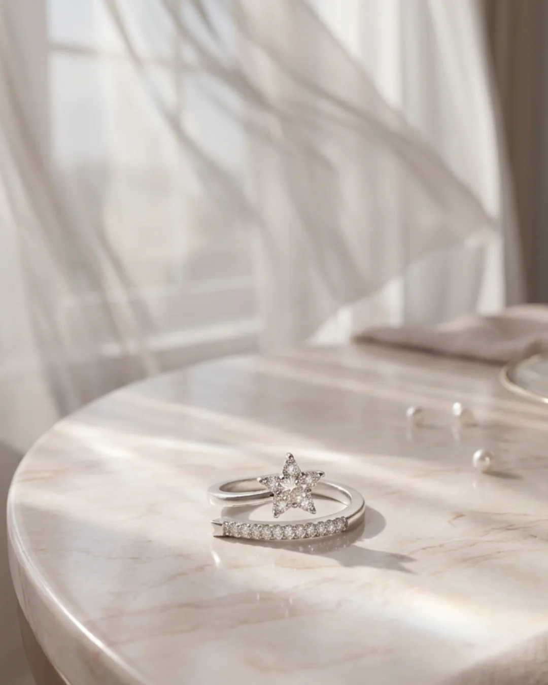 Moissanite Star Ring for Women — image 3